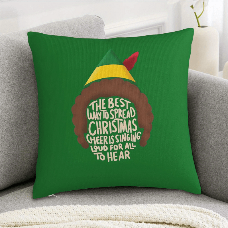 1 buah Sarung Bantal Natal Elf - Pillow Insert 18X18 ulasan dan harga
