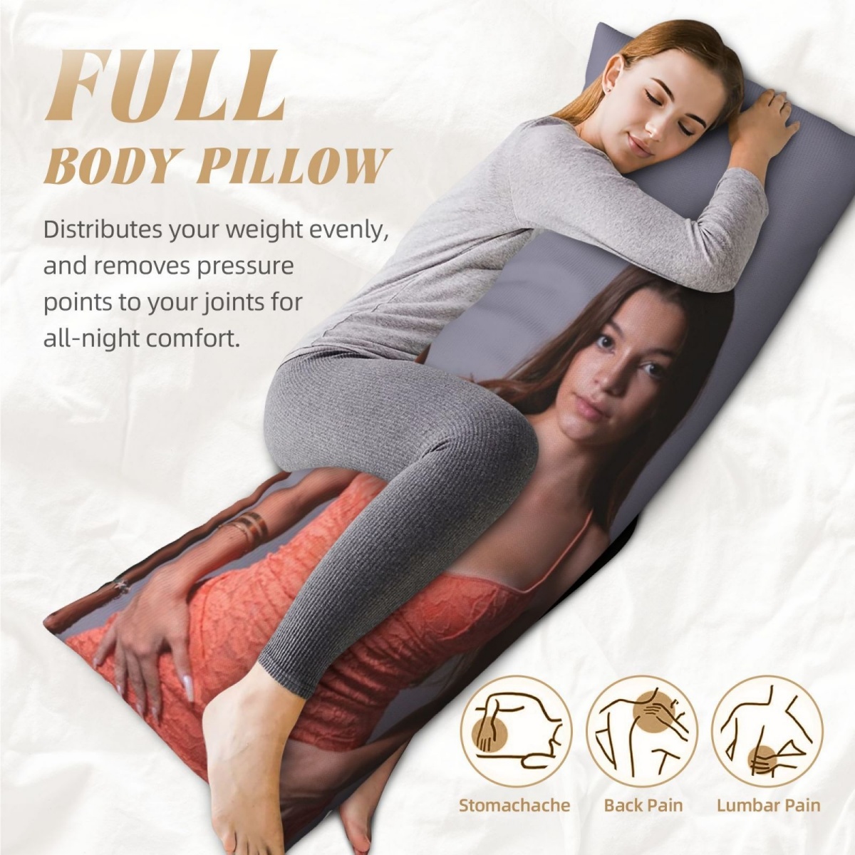 1 Sarung Bantal Foto Kustom –  - Home Textiles Usa ulasan dan harga